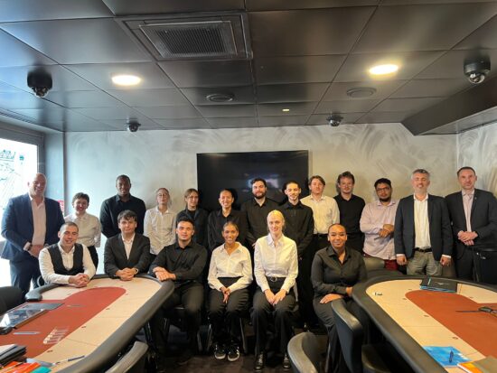 nouvelle equipe de croupier stagiaire