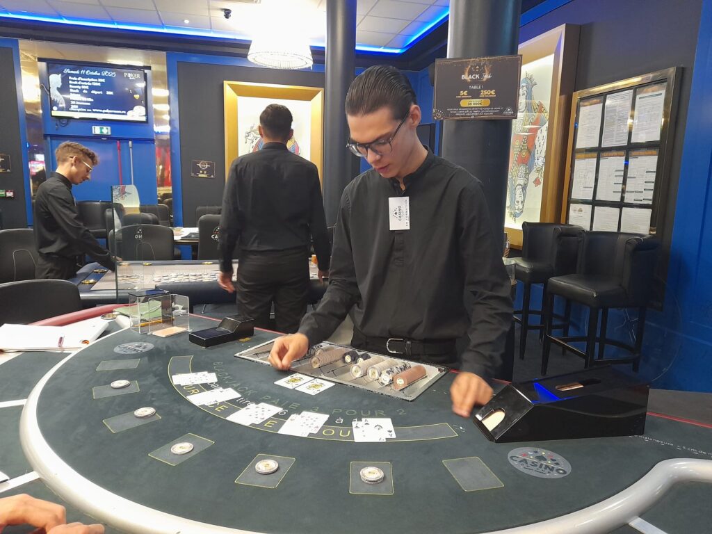 croupier au black jack