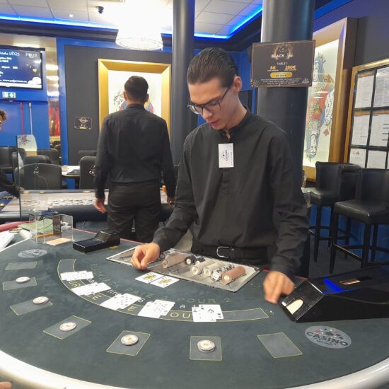 croupier au black jack